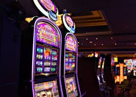 nuebe Slots game screen showing video slot reels on a mobile phone